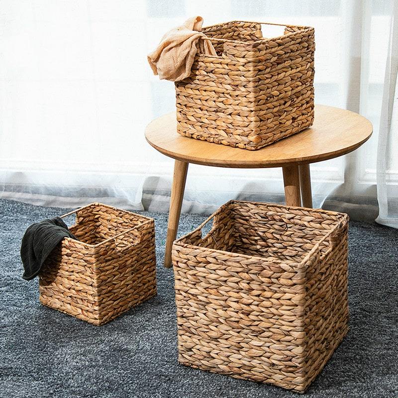 Grand Panier En Paille Bac Linge
