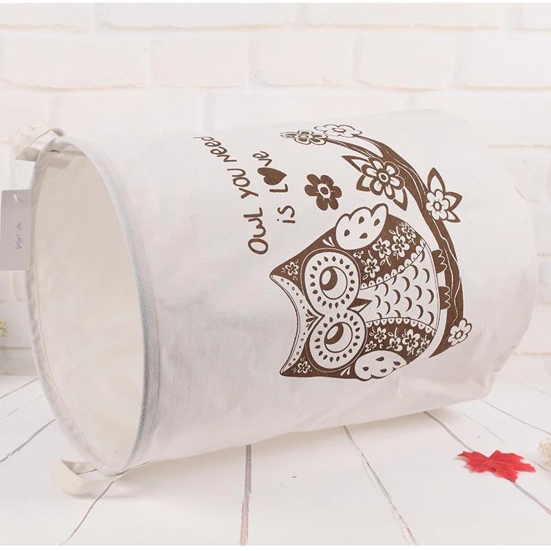 Panier À Linge Hibou