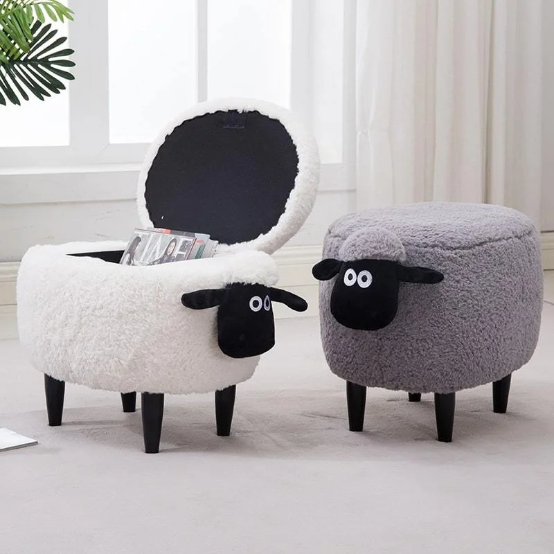 Panier À Linge Pouf